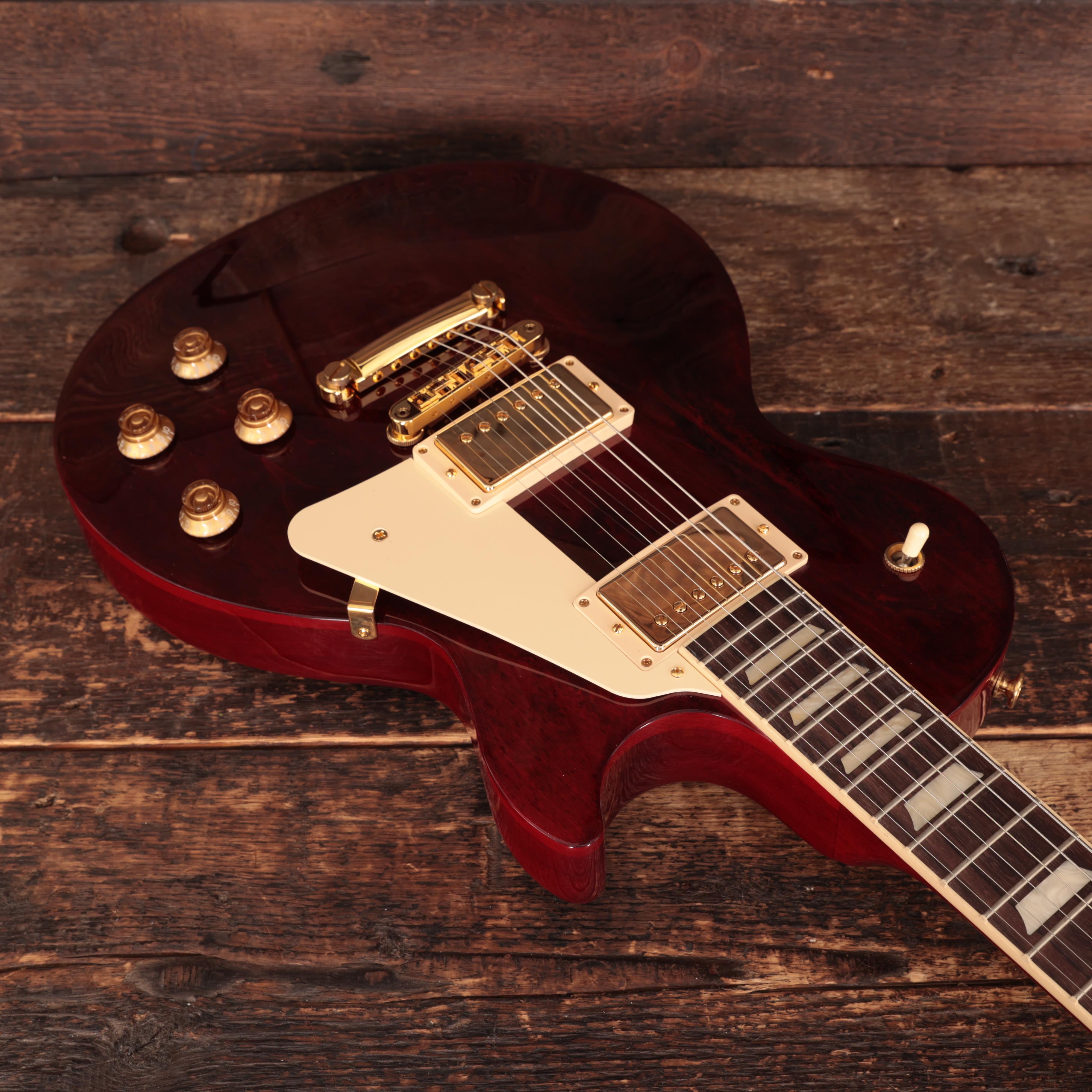 Gibson Les Paul Studio Figured in Wine Red with Gold Hardware
